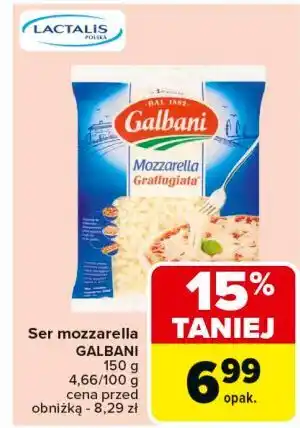 Carrefour Ser mozzarella wiórki Galbani oferta