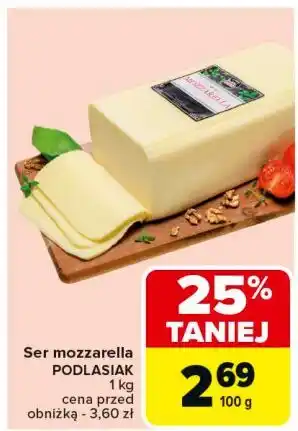 Carrefour Ser mozzarella Podlasiak oferta