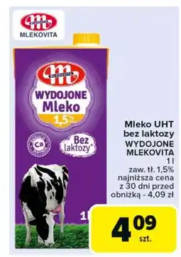 Carrefour Mleko bez laktozy 1.5% Mlekovita Wydojone oferta