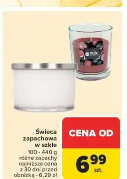 Carrefour Świeca zapachowa w szkle oferta