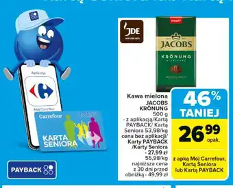 Carrefour Kawa Jacobs Kronung oferta