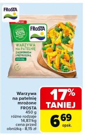 Carrefour Warzywa na patelnię z koperkiem i pietruszką Frosta oferta