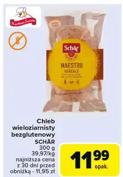 Carrefour Chleb wieloziarnisty cereale Schar Pan Carre oferta