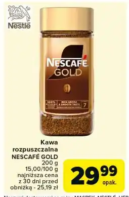 Carrefour Kawa Nescafe Gold oferta