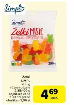 Carrefour Żelki misie Simpl oferta