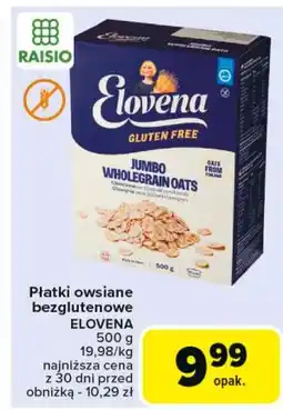 Carrefour Płatki owsiane bezglutenowe Elovena oferta