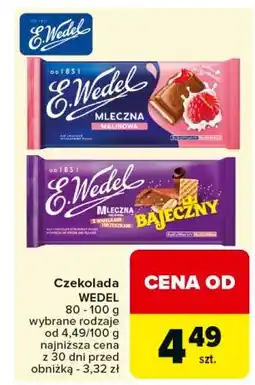 Carrefour Czekolada E. Wedel Bajeczny oferta