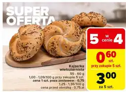 Carrefour Bułka wieloziarnista oferta