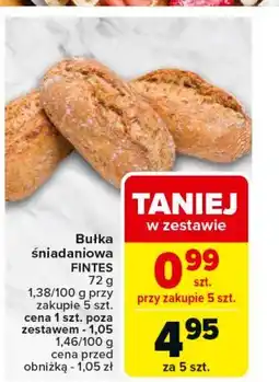 Carrefour Bułka śniadaniowa fitness oferta