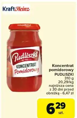 Carrefour Koncentrat pomidorowy 30% Pudliszki oferta