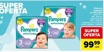 Carrefour Pieluchy 5 Pampers Active Baby oferta