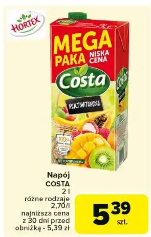 Carrefour Napój multiwitamina Costa oferta