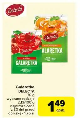 Carrefour Galaretka pomarańczowa Delecta oferta