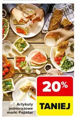 Carrefour Talerze papierowe 23 cm Papstar oferta