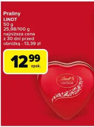 Carrefour Bombonierka serce Lindt Lindor oferta