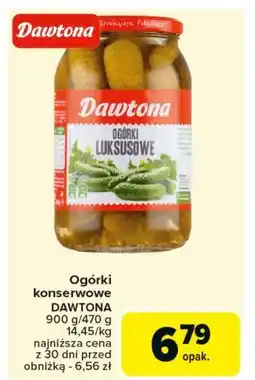 Carrefour Ogórki luksusowe Dawtona oferta