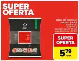 Carrefour Prasowane liście alg morskich House Of Asia oferta