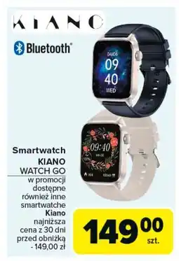 Carrefour Smartwatch go Kiano oferta