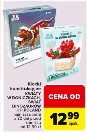 Carrefour Klocki konstrukcyjne kwiaty oferta