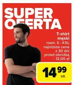 Carrefour T-shirt męski s-xxl oferta