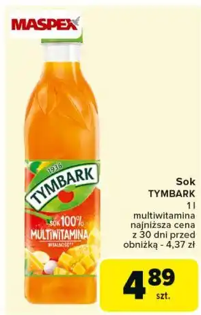 Carrefour Sok multiwitamina Tymbark 1936 oferta