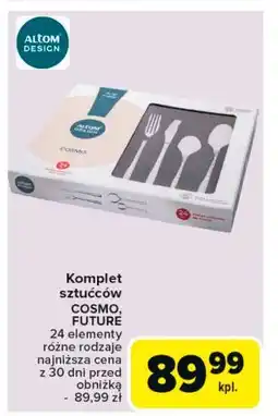 Carrefour Komplet sztućców future Altom oferta