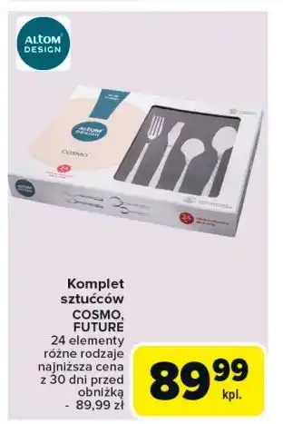 Carrefour Komplet sztućców future Altom oferta