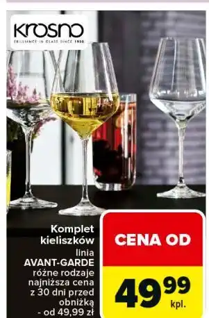 Carrefour Komplet kieliszków do chardoney avant garden 460 ml Krosno S.a oferta