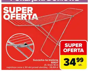 Carrefour Suszarka birdy silver 18 m oferta