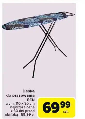 Carrefour Deska do prasowania ben 110 x 30 cm Casa Si oferta