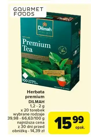 Carrefour Herbata Dilmah Premium Tea oferta