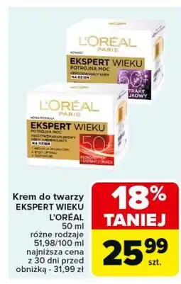 Carrefour Krem na dzień L'oreal Ekspert Wieku 60+ oferta