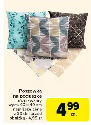 Carrefour Poszewka 40 x cm oferta