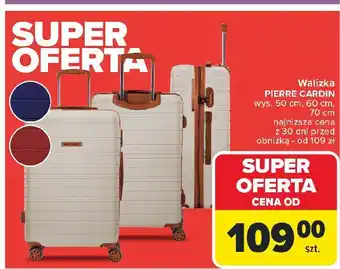 Carrefour Walizka abs 70 cm Pierre Cardin Paris oferta