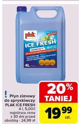 Carrefour Zimowy płyn do spryskiwaczy -20c Plak oferta