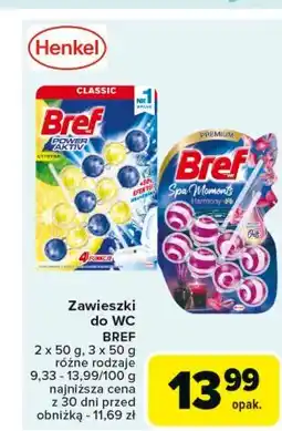 Carrefour Kostka do wc 4 function lemon Bref Power Aktiv oferta