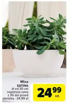 Carrefour Misa satina 30 cm oferta