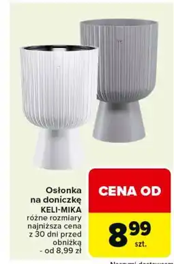 Carrefour Osłonka plastikowa keli mika petit biała oferta