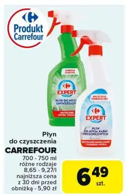 Carrefour Spray do czyszczenia kabin prysznicowych Carrefour oferta