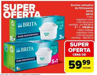 Carrefour Wkład filtrujący pure performance (niebieski) Brita Maxtra+ oferta