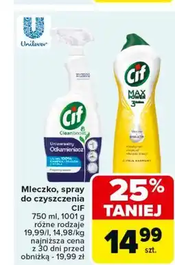 Carrefour Odkamieniacz uniwersalny Cif Cleanboost oferta