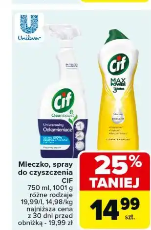 Carrefour Odkamieniacz uniwersalny Cif Cleanboost oferta