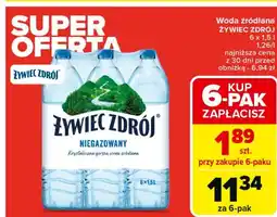 Carrefour Woda niegazowana Żywiec Zdrój oferta