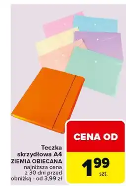 Carrefour Teczka skrzydłowa a4 Ziemia Obiecana oferta