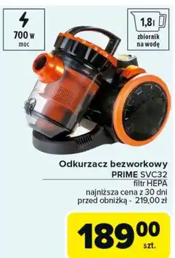 Carrefour Odkurzacz bezworkowy svc32 Prime3 oferta