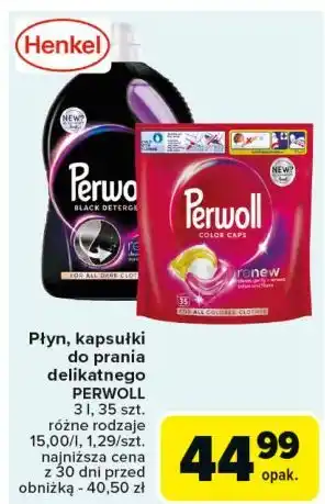 Carrefour Płyn do prania Perwoll Renew Black oferta