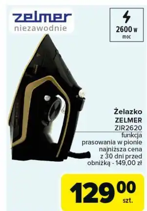 Carrefour Żelazko zir2620 Zelmer oferta