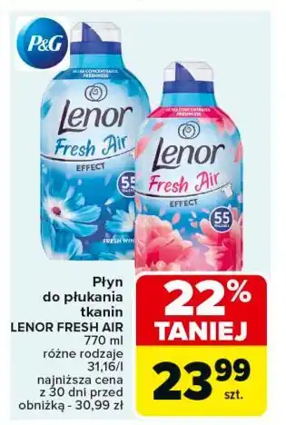 Carrefour Płyn do płukania pink blossom Lenor Fresh Air Effect oferta