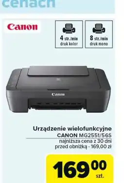 Carrefour Urządzenie wielofunkcyjne pixma mg 2551 Canon oferta