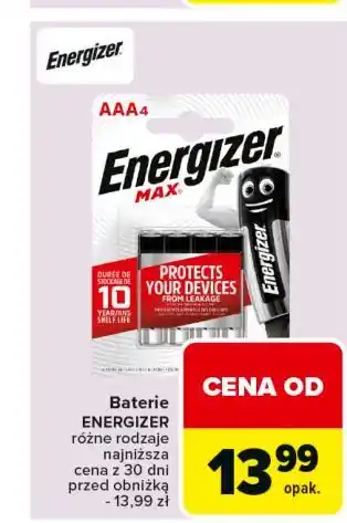 Carrefour Baterie aaa Energizer Max oferta